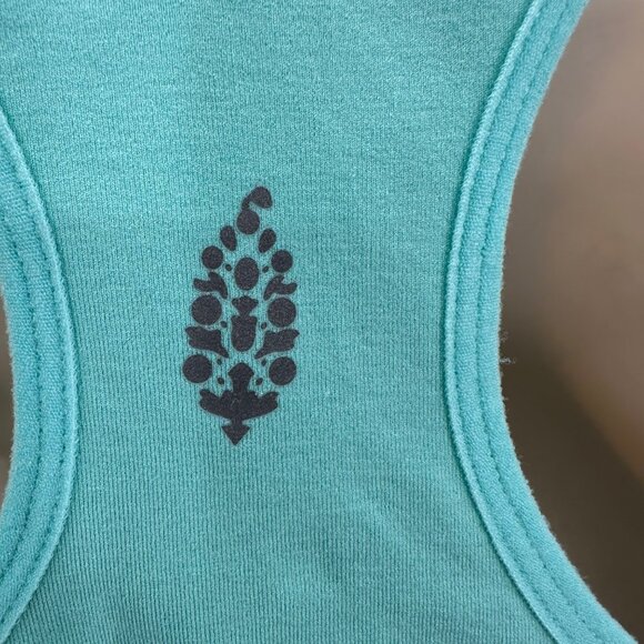Free People Movement Mint Racerback Sports Crop Top M/L Made In Turkey - Picture 4 of 7